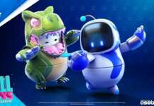 Astro Bot landet ab dem 08.03.2022 in Fall Guys Astro Bot Fall Guys