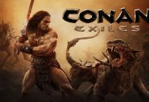 Conan Exiles ab heute erhältlich Conan Exiles KeyArt wide w logo