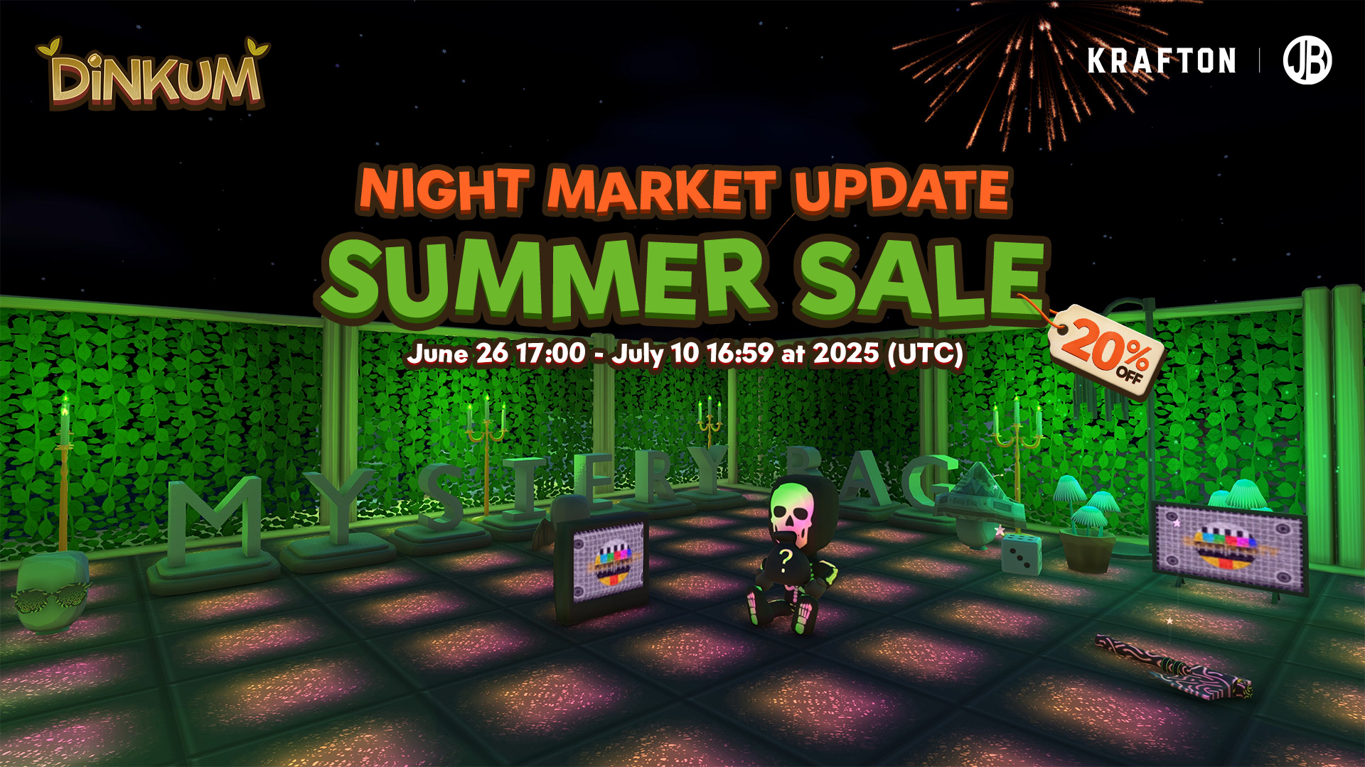 Dinkum Night Market Update Key Art