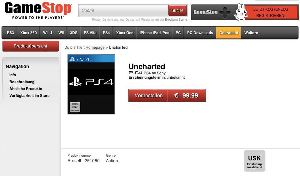 GameStop-Uncharted-PS4