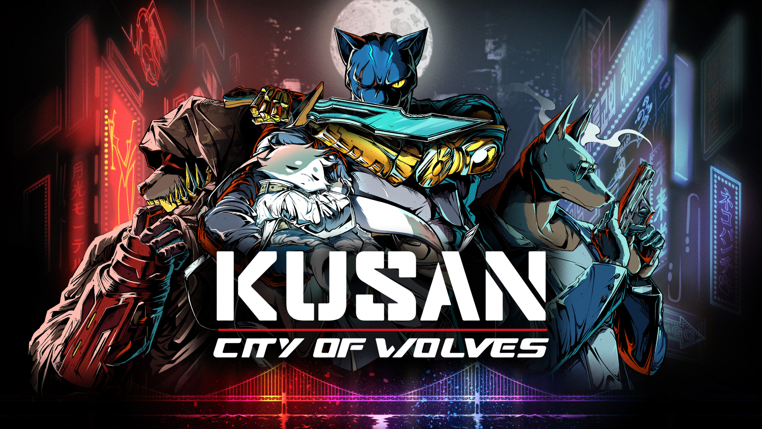 Kusan City of Wolves Key Art [Landscape]