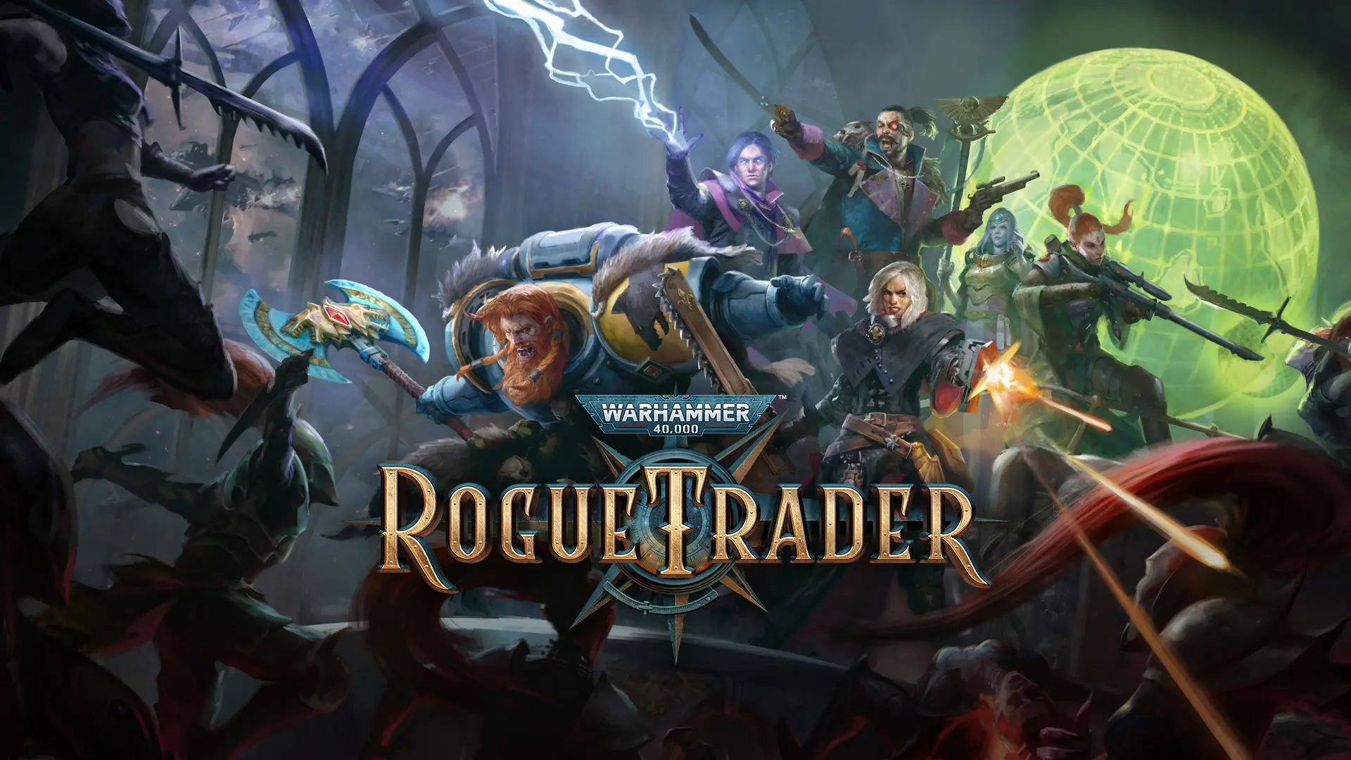 RogueTrader KeyArt with logo 1920x1080