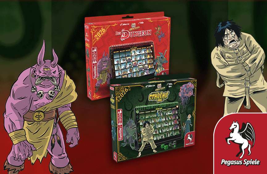 pegasus spiele 365 abenteuer kalender 2026 ankuendigung